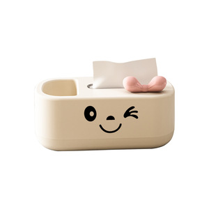 Creamy Style Creative Tissue Box With Storage For Living Room And Bathroom - Product Image 5