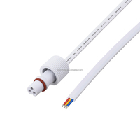Conectores de Cable Eléctrico M12 de Longitud Personalizada, 3 Pines, PVC, IP65, Impermeables, 20AWG, 300V, 3A, Cobre, Macho/Hembra, Personalizables