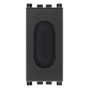 Neutral Grey <b>Diffuser</b> Indicator <b>Light</b> 4.1x2.8x5.3 Cm For Panel Mounting - Product Image 1