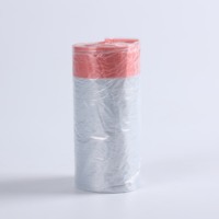 Sacs poubelles robustes en PE avec cordon de serrage, en rouleau, vente en gros d'usine, logo personnalisé disponible
