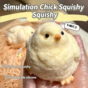 Jouet Squishy QY très populaire : Poussin Jaune Anti-stress Doux et Moelleux, Idéal pour Enfants et Adultes - Product Image 2