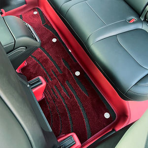 Coussin de pied de sac souple personnalisé à couverture complète à 360 degrés coussin de pied de voiture en cuir imperméable de luxe Napa adapté à la Tesla Model 3 X - Product Image 4