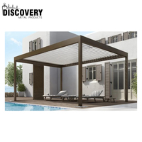 Prix de gros Pergola à persiennes en aluminium Prix Patio étanche Bioclimatica Pergola à persienne en aluminium Kit de toit à persiennes motorisées