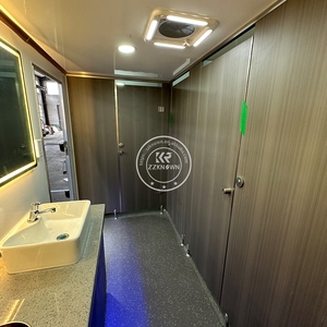 WC mobile de luxe pour événements, remorque sanitaire extérieure portable et écologique - Product Image 3