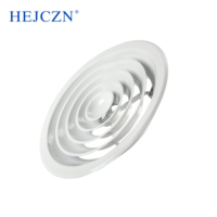 Système Hvac Diffuseur de ventilation Grille d'échappement Grille d'aération ronde