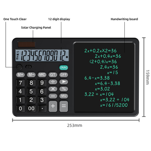 12-Digit Electronic Drawing Board LCD Writing Board with Stylus Notepad Accountant Electronic Calculator New Product - Product Image 6