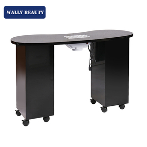Wally Beauty Light Luxury <strong>Nail</strong> Salon Furniture Manicure Table With Vacuum Cleaner <strong>Nail</strong> Table With Vent <strong>Nail</strong> <strong>Tech</strong> <strong>Desk</strong> - Product Image 5