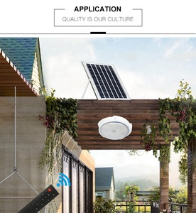 Lampe solaire de plafond haute efficacité pour balcon et intérieur, avec <span class=keywords><strong>batterie</strong></span>, 100W 200W 300W - Product Image 4