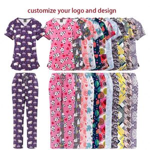 Male Scrubs Uniforms <b>Sets</b> Women Scrubs Uniform Pink Scrubs Uniforms <b>Sets</b> - Product Image 6