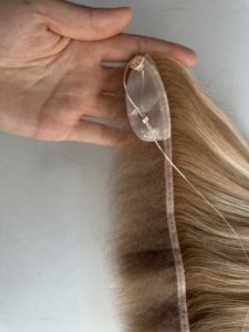 Prótesis capilar frontal HD con encaje para mujer, cabello humano europeo para disimular la calvicie en la frente - Product Image 5