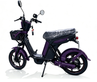 Moto électrique pour adultes à deux roues avec batterie au plomb, scooter électrique urbain avec panier avant, fourni par une usine chinoise