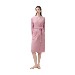 Sunhome Wholesale Cheap Price Pajamas Breathable Quick Dry Terry Bathrobes Spa Vacation Sleepwear Women Sexy