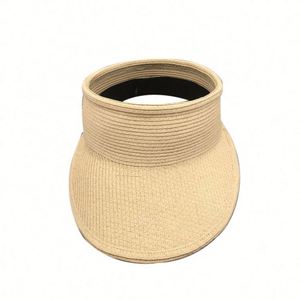 Empty Top Sun Visor Wide Brim UV Protection Breathable <b>Hat</b> <b>for</b> Women's Summer - Product Image 3
