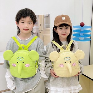 กระเป๋าเป้เด็กการ์ตูนช้างน่ารักใหม่ สำหรับเด็กอนุบาล ชายหญิง กระเป๋าใส่ขนมสุดเทรนดี้ กระเป๋าหนังสือขนาดเล็กน้ำหนักเบาสำหรับเด็กวัยเตาะแตะ - Product Image 3