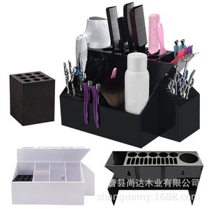 Caja de almacenamiento para peluquería, soporte desmontable para herramientas de peinado, adecuado para peines, pinzas, tijeras, multifuncional - Product Image 2