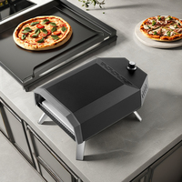 Four à pizza à gaz portable commercial de 12 pouces le plus vendu en usine meilleur four à pizza à gaz avec certification CE