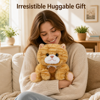 Nouvelle conception 2026 – Peluche chat mignon et personnalisable, câlinable, pour enfants – Cadeau d'anniversaire