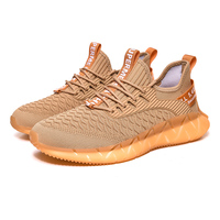 Chaussures de course décontractées en maille respirante, baskets de sport à lacets, tendance mode, légères et souples, printemps-été, taille 38-46 pour hommes