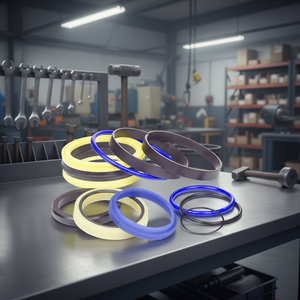 Kit de sellado de cilindro R&D JCB de 32 mm de PTFE/goma NBR para cilindro hidráulico con rango de temperatura de -45~+260 °C BTK Tradelink LLP - Product Image 2