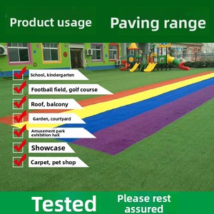 Revêtement de sol en vinyle <span class=keywords><strong>gazon</strong></span> artificiel antidérapant en <span class=keywords><strong>rouleau</strong></span> pour maternelle, extérieur, mariage, pelouse - Product Image 4