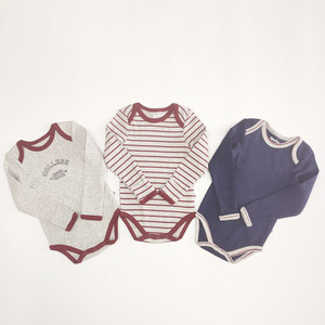 Oferta: Conjunto de 3 Piezas de Mono de Manga Larga para Bebé, 100% Algodón, Verano, Precio Económico, Lindo - Product Image 6