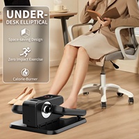 Mini Elliptique Électrique pour la Maison, Appareil d'Exercice de Bureau avec Écran LED, Matériau ABS, Résistance Magnétique, Charge Maximale 500 Livres