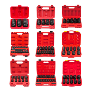 Jeu de douilles à percussion de haute qualité Outils à main noirs Cr-V Prise de réparation automatique Conversions de tournevis à percussion - Product Image 5