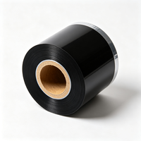 Ruban de transfert thermique en résine Haoxuan 110 mm x 450 m, ruban industriel haute capacité pour étiquettes, emballages et tags durables