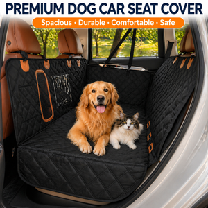 Housse de siège auto pliable en tissu Oxford anti-rayures <span class=keywords><strong>pour</strong></span> animaux de compagnie, housse de siège arrière pratique <span class=keywords><strong>pour</strong></span> chiens - Product Image 1