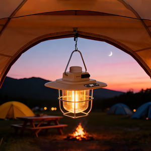 Lámpara Portátil Vintage de ABS para Jardín, Camino, Césped, 20 LED SMD, Luz de Trabajo, Recargable por USB, Luz de Emergencia - Product Image 4