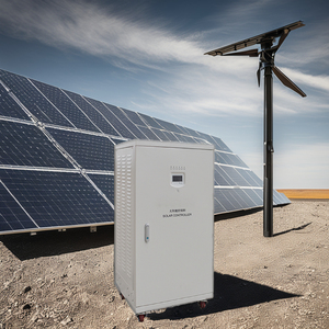 Sistema de Energía Solar de 50KW Compatible con Controlador de Carga Solar PWM de 200A con Pantalla LCD de Carga MPPT de 300A, Sistema de 12V/24V - Product Image 3
