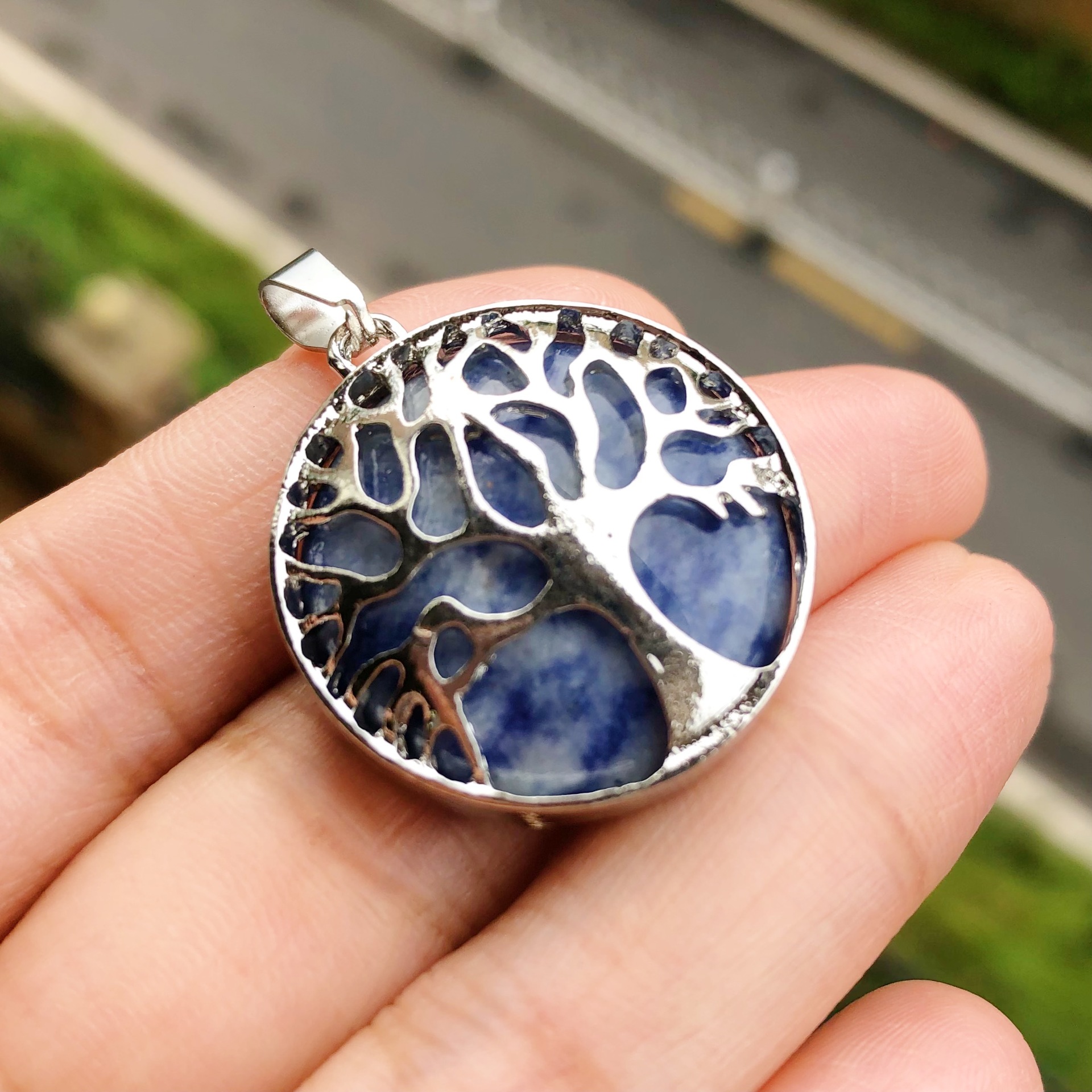 Motif bleu