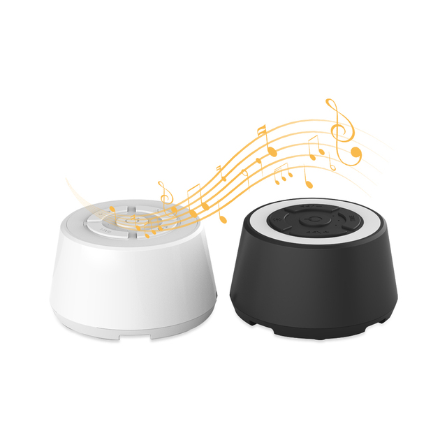 Warm Gift Sleep Aid Machine Portable Smooth Sounds Adjustable Night Light Baby White Noise Machine for Yoga and Rest