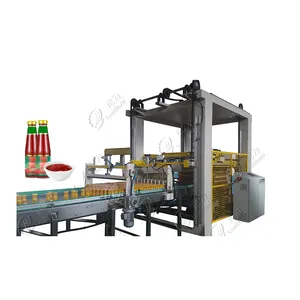 Fully Automatic Filled Glass Bottles Palletizer for Ketchup Production Line