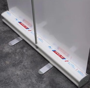 Cao chi phí-hiệu quả xách tay nhôm có thể thu vào cuộn biểu ngữ đứng có thể điều chỉnh trọng lượng nhẹ thiết kế cho triển lãm biểu tượng tùy chỉnh - Product Image 6