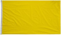Nouveau drapeau bannière 3x5FT en polyester 100% uni orange vierge pour l'école d'art
