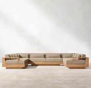 Ensembles de mobilier de jardin <span class=keywords><strong>d</strong></span>'extérieur Sassanid, mobilier <span class=keywords><strong>d</strong></span>'extérieur de luxe pour hôtels, canapé en teck de style <span class=keywords><strong>cape</strong></span>-town, canapé modulaire - Product Image 1