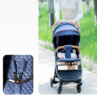 Poussette bébé pliable à cadre en plastique, réglage infini, frein arrière double à une seule commande, tige de traction unique, la plus vendue