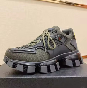 Zapatos Casuales de Diseñador, Alta Calidad, Gran Venta, Estilo Grueso para Caminar, Cierre con Cordones, Punta Cuadrada, Tendencia de Moda, Tela de Algodón - Product Image 4