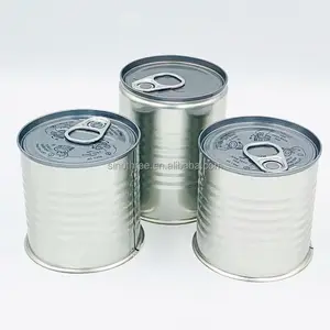 Contenedor de grado alimenticio 14oz 16oz 30oz latas vacías al por mayor con tapas de tapas para aceitunas encurtidos carne pescado