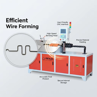 Máquina Dobladora de Alambre CNC 2D, Dobladora de Varillas de Hierro, Máquina Dobladora de Alambre 2D de Acero Resistente de Fábrica