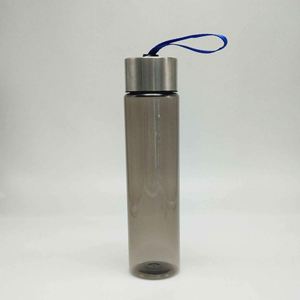 <b>Plastic</b> Water Bottle 500ml Screw-On Cap With Strap Bpa Free Minimalist Design For Outdoor Travel Hiking Unisex TA-4093 - Product Image 5