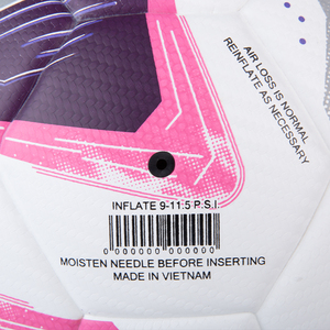 Balón de fútbol CJ Sports de alta calidad, naranja, Morado, tamaño 5, superior para todas las edades, duradero, 410-450g, Unión térmica de PU hecho en Vietnam - Product Image 3