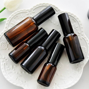 ขวดแก้วสีเขียวอมฟ้าสำหรับบรรจุน้ำมันหอมระเหยแบบสเปรย์ ขวดกดสำหรับบรรจุเซรั่ม - Product Image 5
