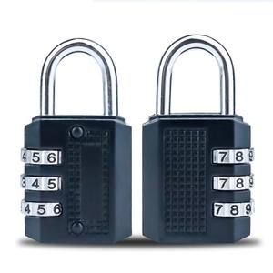 <span class=keywords><strong>Cadenas</strong></span> à combinaison à 3 <span class=keywords><strong>chiffres</strong></span> en alliage de zinc, haute sécurité, petit <span class=keywords><strong>cadenas</strong></span> de sécurité pour la salle de sport et les bagages de voyage, pour une utilisation en extérieur - Product Image 2