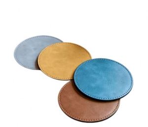 Customizable Tap Coasters Blank Leather <b>Table</b> Top Promotional Gifts Factory Direct - Product Image 4