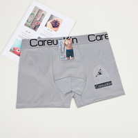 Ventes en gros de boxers pour hommes de haute qualité, taille mi-haute, ceinture extensible de 4 cm, confortables, en polyester, imprimés, en soie de lait