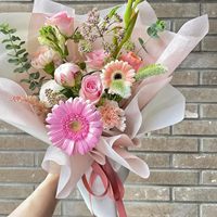 Stock d'usine disponible Papier d'emballage coréen Cadeau Emballage de fleurs Coton Imperméable Emballage de bouquet Fournitures de fleuriste Matériel