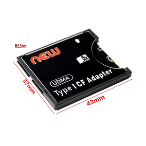 Adaptateur haute vitesse pour carte Compact Flash Type I standard, convertisseur prenant en charge UDMA 128 Go DE-CR002, carte mémoire SD Compact Flash Type I - Product Image 4
