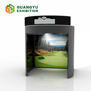 Nhà Máy Tùy Chỉnh Kích Thước Golf Simulator Bao Vây Nhiệm Vụ Nặng Nề Golf Simulator Lồng Thùng Cho Thời Gian Bình Thường Trong Nhà Nhà Thực Hành - Product Image 1